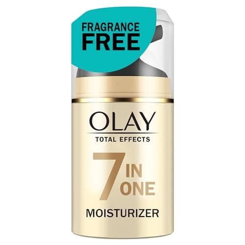 Olay Total Effects Hydratant anti-âge 7-en-un pour le visage avec vitamines C et E, sans parfum, 50 ml