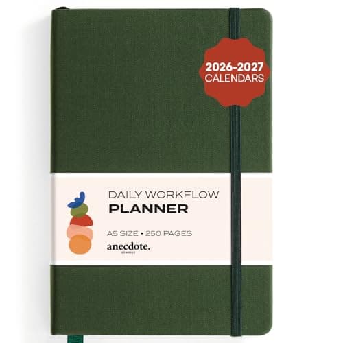 Anecdote 2026-2027 Planner: A Monthly, Weekly & Daily Planner with Calendar | 8.5" x 5.2" | Hardcover To-Do List Organizer, Planning Your Success,...