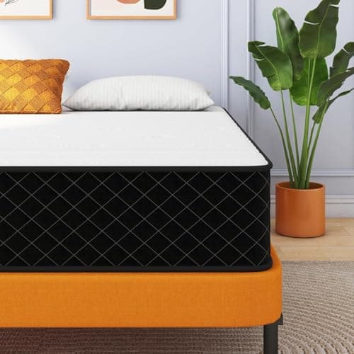Matelas Queen Size, Swbvs 10 pouces en mousse à mémoire de forme avec matelas Queen hybride ferme à ressorts Pokect dans une boîte à pression...
