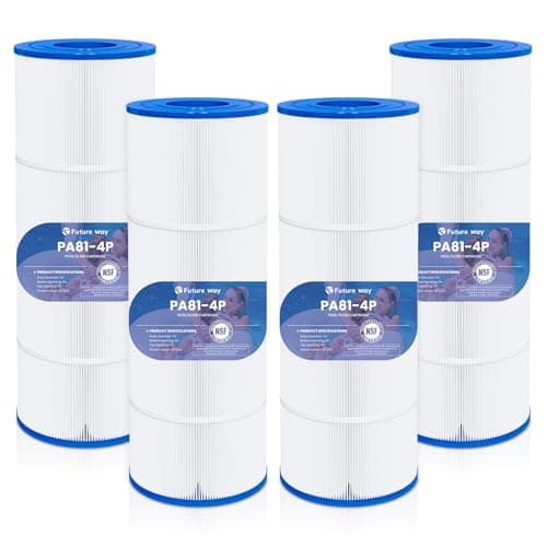 Future Way 4-Pack C3030 Pool Filter Cartridges Replacement for Hayward Swim Clear C580E, C3030, C3025, C3020, Replace Pleatco PA81, Hayward...