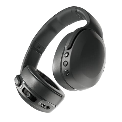 Casque Bluetooth sans fil Skullcandy Crusher Evo avec basses multisensorielles, ajustement supra-auriculaire à isolation phonique, batterie jusqu'à 40 heures, microphone pour...