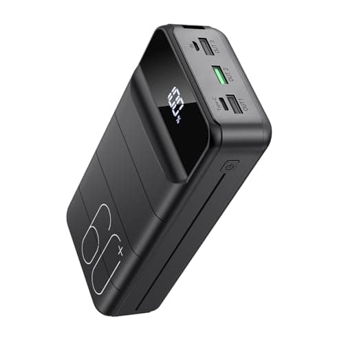 PowerBank 60000mAh Fast Charging,Battery Pack 22.5W Power Bank with USB C, Portable Charger,4 Outputs and 2 Inputs LED Display Compatible with...