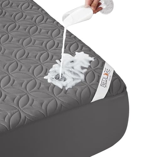 BEDLORE Waterproof Mattress Protector, Queen Size Mattress Pad Noiseless with Deep Pocket 6"-21" Depth, Soft & Breathable Dirt-Proof Bed Mattress...