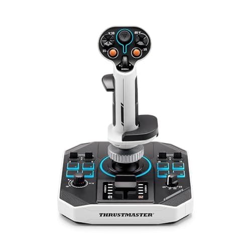 Thrustmaster Sol-R1 Flight Joystick - Hall Effect Technology, 44 Buttons for Space Flight Simulation, Flight Stick with Ambidextrous Grip -...