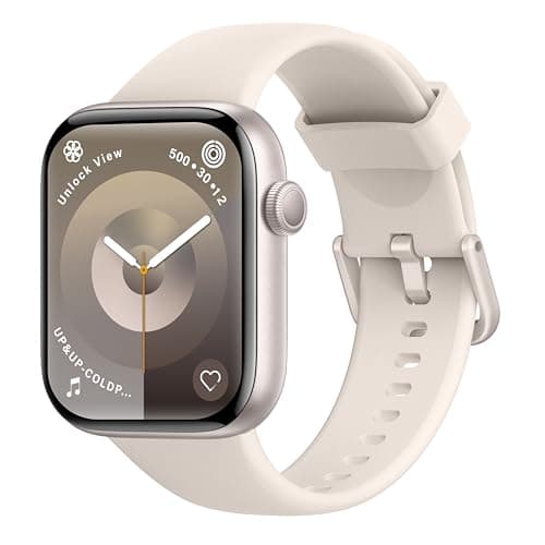 Montre intelligente pour hommes femmes, appels Bluetooth, tracker d'activité à écran tactile HD de 1,85", plus de 140 modes sportifs, moniteur de fréquence cardiaque et de sommeil, cadran DIY, IP68...