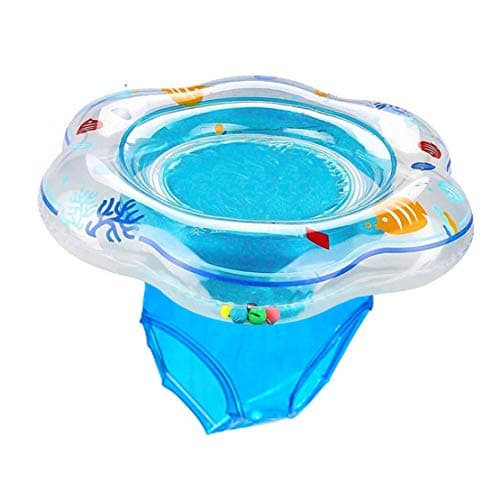 Bouée flottante de natation pour bébé, bouée de piscine avec siège de sécurité pour bébé âgé de 6 mois à 6 ans, double airbag, convient pour la natation, le bain ou l'entraînement à la natation pour bébé