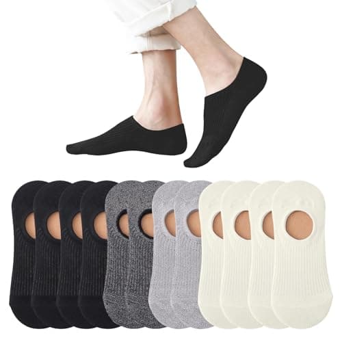 Chaussettes No Show & Liner pour femmes, chaussettes basses de style cheville pour baskets ou chaussures décontractées basses