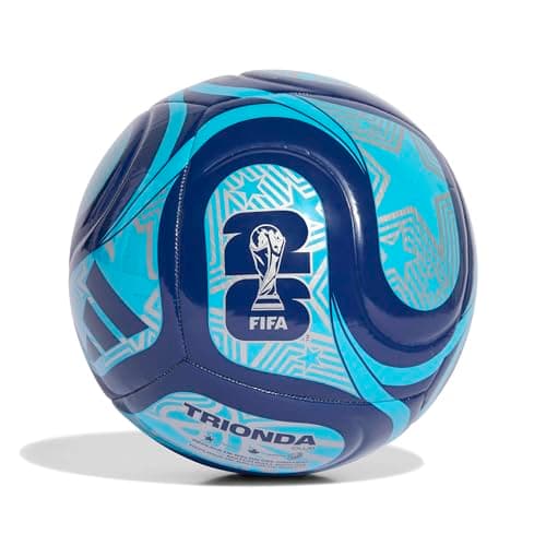 Adidas Ballon de football coupe du monde unisexe pour adulte, indigo nocturne/semi rose/argent métallisé, 5
