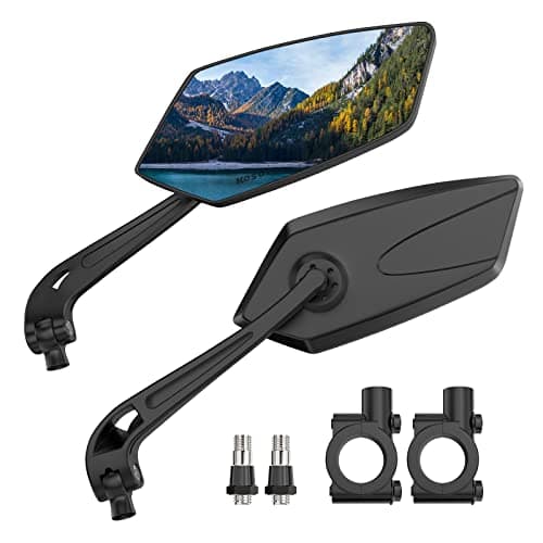 RAOOT Miroir de vélo | Miroirs convexes HD | Support de guidon de rétroviseur de vélo | Rotatif et pliable à 360° | Accessoires de vélo