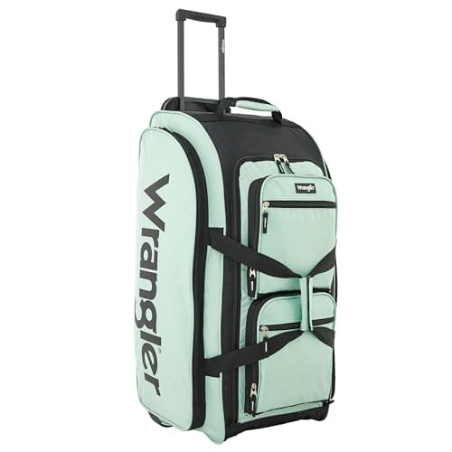 Wrangler 76,2 cm Wesley Rolling Duffel Bag, Seaform, grand 76,2 cm, Wesley Rolling Duffel Bag