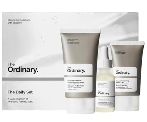 The Ordinary The Daily Set (3 Pcs: Squalane Cleanser - Hyaluronic Acid 2% + B5 - Natural Moisturizing Factors + HA)