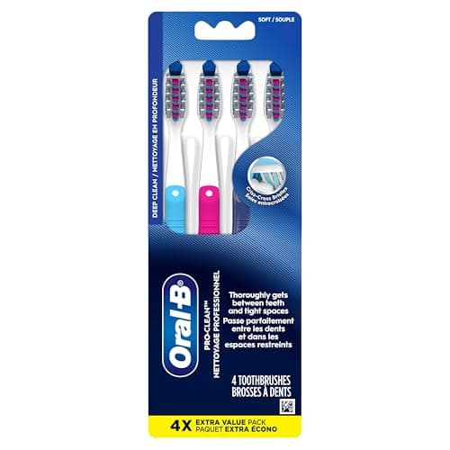 Brosse à dents Oral-B Pro-Health Superior Clean, 4 unités, douce