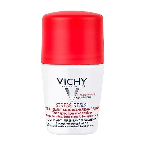 Vichy Stress Resist Anti-Perspirant Roll-on Deodorant for All Skin Types and Excessive Perspiration,Sweat Protection and Anti-Odor, Hypoallergenic,...