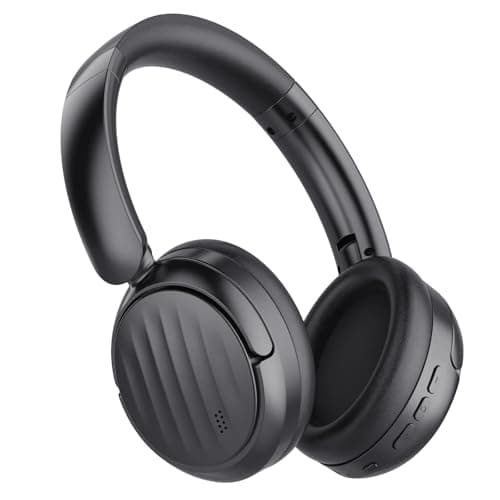 Bluetooth Headphones with Active Noise Cancelling (ANC), Wireless Over Ear Bluetooth Headsets with 35H Playtime, HiFi Stereo Foldable Headphones...