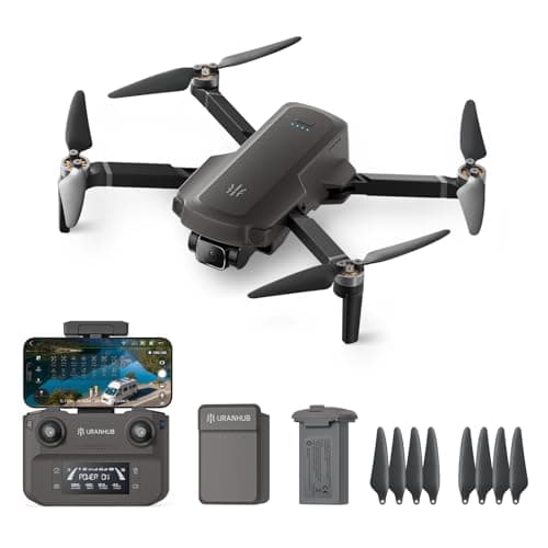 UranHub G30 Drone with Camera 4K, GPS FPV Drones for Adults with 31-Min Flight/Auto Return/Intelligent Flight/Altitude Hold/Battery Dock, RC Toys...