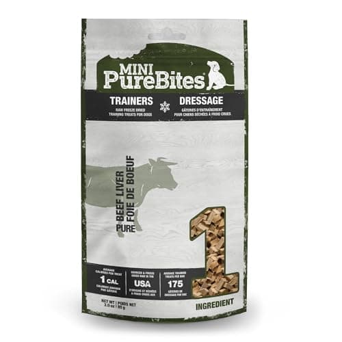 Mini-PureBites Freeze Dried Beef Dog Treats | Only 1 Ingredient | 85g