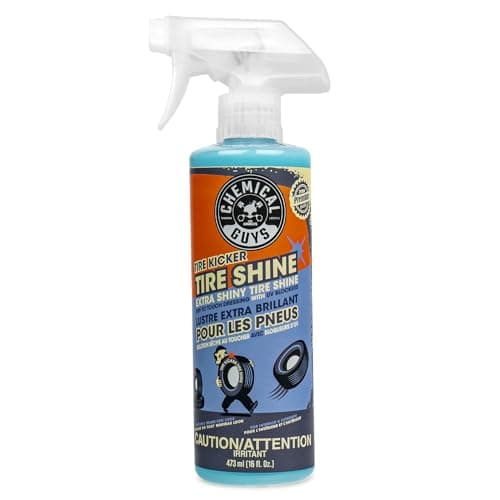 Chemical Guys Tire Kicker Spray brillant pour pneus extra brillant (fonctionne sur le caoutchouc, le vinyle et le plastique), idéal pour les voitures, les camions, les SUV, les motos, les camping-cars et...