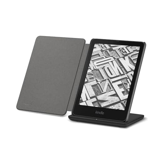 Kindle Paperwhite Signature Edition Essentials Bundle including All-new Kindle Paperwhite Signature Edition (32GB) - Black, Fabric Cover-Black, and...