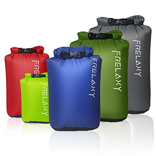 Frelaxy Dry Sack 3-Pack/5-Pack, sacs secs ultralégers, sacs d'extérieur gardent le matériel au sec pour la randonnée, le sac à dos, le kayak, C...