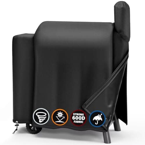 Upgraded Grill Cover for Traeger Pro Series 575/22, Sturdy & Waterproof, Special Zipper Design, Easy to Put On and Take Off