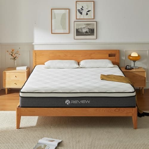 Queen Mattress, 10 Inch Queen Size Mattress in a Box, Memory Foam Hybrid Mattresses with Individual Pocket Spring for Motion Isolation & Silent...