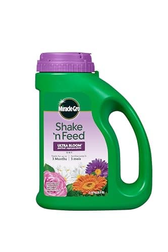 Miracle-Gro Shake 'n Feed Ultra Bloom Engrais pour plantes, 2,04 kg | Engrais granulaire pour des fleurs plus grandes et plus colorées | Nourrit 3 mois