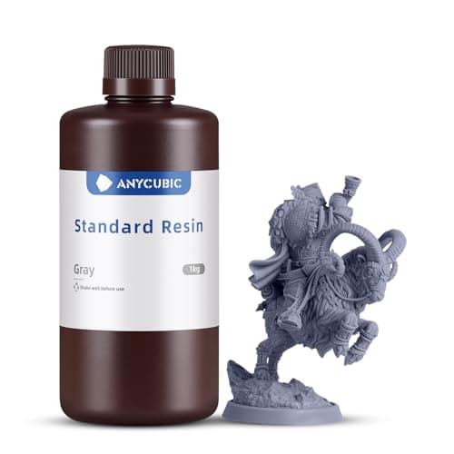 Résine d'imprimante 3D ANYCUBIC 1 KG, résine à durcissement UV SLA 405 nm, photopolymère de haute précision et rapide pour impression 3D LCD/DLP/SLA...
