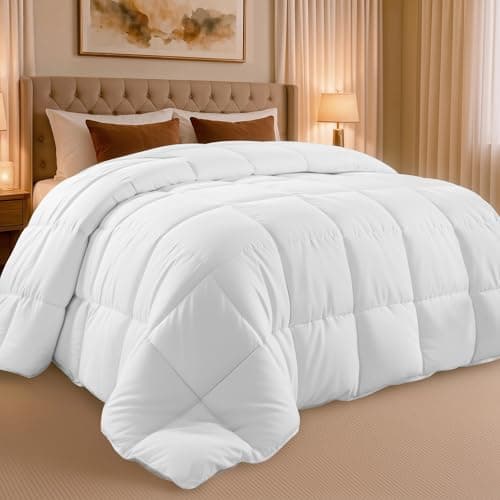 Insert de couette Utopia Literie, Couette matelassée avec languettes d'angle, Couettes alternatives cousues dans une boîte T...