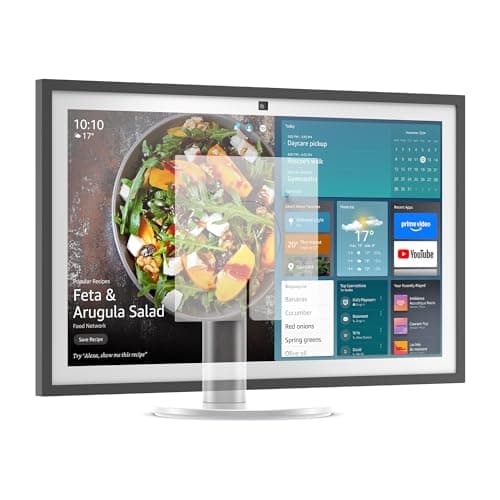 Amazon Echo Show 21 (modèle le plus récent) avec support réglable Amazon Premium, avec Alexa+ Early Access