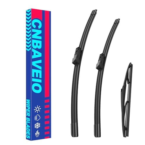 For Mazda CX-5 2021 2020 2019 2018 2017 OEM Quality Original Style Front and Rear Windshield Wiper Blades 3 Piece Set 24" 18" 14"