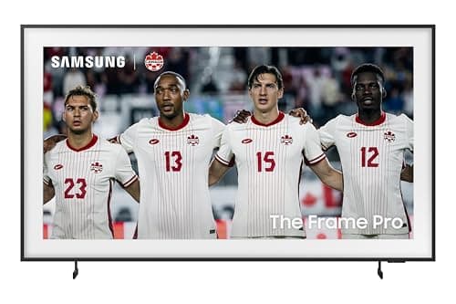 Samsung 75 inch The Frame Pro Neo QLED Mini LED TV, LS03HW, Art Mode, Glare Free, 144Hz Refresh Rate, Neo Quantum HDR, Smart TV, 4k, Dolby Atmos,...