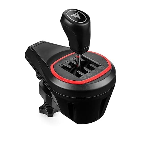 Thrustmaster TH8S Shifter Add-On for PS5, PS4, Xbox Series X|S, One, and PC – Sim Racing Gear with H-Pattern Shifter Plate, Compatible with Racing...
