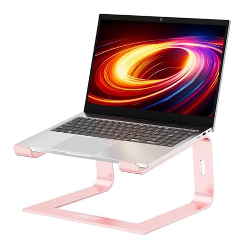 Urmust Support pour ordinateur portable pour bureau Support d'ordinateur en aluminium pour ordinateur portable Compatible avec MacBook Air Pro, Dell, HP, Lenovo Samsung, Alienware...