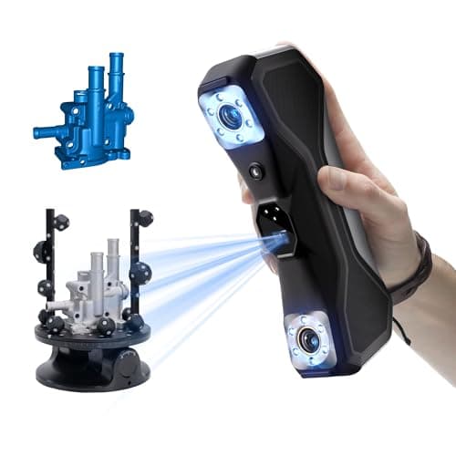 Revopoint MetroX Pro 3D Scanner for 3D Printing Handheld, Industrial-Grade Precision 0.01mm, 30+15 Blue Laser & Structure Light, Full Color...