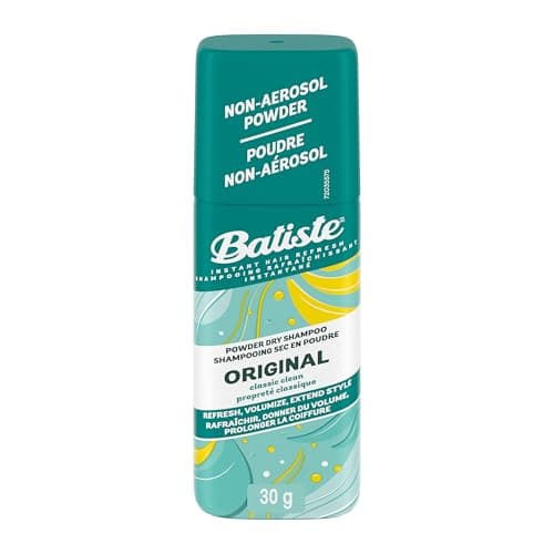 Batiste Powder Dry Shampoo, Non‑Aerosol Powder Format for Effortless Refresh, Gently Absorbs Oil, Adds Volume & Body, Clean & Fresh Fragrance, From...
