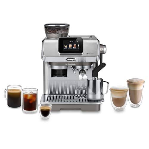 De'Longhi La Specialista Touch Espresso Machine with Grinder & Milk Frother – Cold Brew & Iced Coffee Maker, Burr Grinder, 10 Drink Presets,...