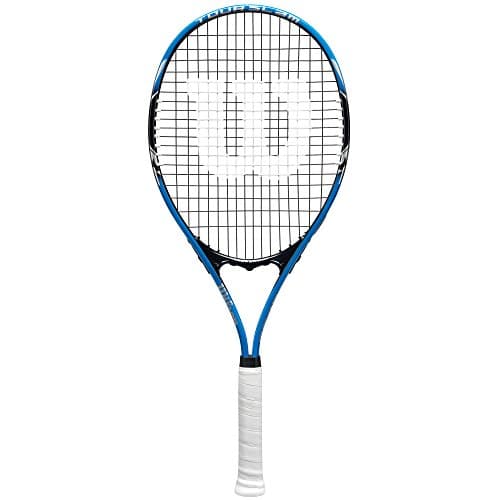 Wilson Tour Slam Lite Adult Recreational Tennis Racket - Grip Size 3-4 3/8", Blue/Black
