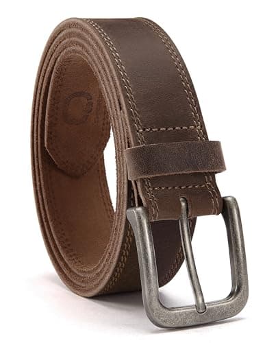 CHAOREN Mens Belts Leather - 35mm Genuine Leather Belts for Men - Ideal Match for Casual Jeans