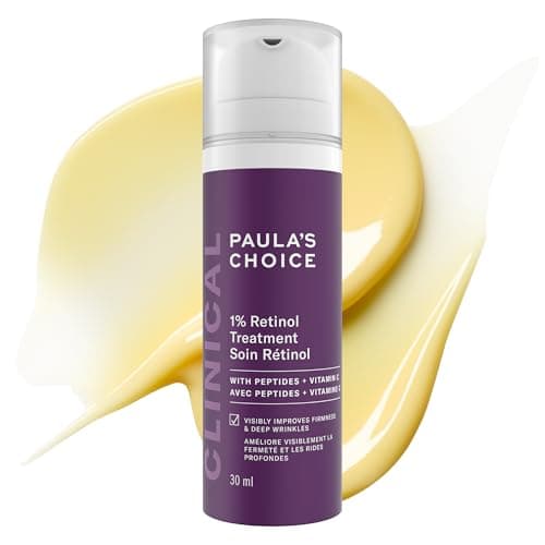 Paula's Choice CLINICAL 1% Retinol Treatment Cream with Peptides, Vitamin C & Licorice Extract, Anti-Aging Treatment for Wrinkles & Loss of...