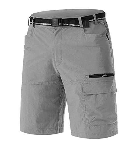 TACVASEN Men's Summer Outdoor Shorts Quick Dry Cargo Casual Hiking Shorts