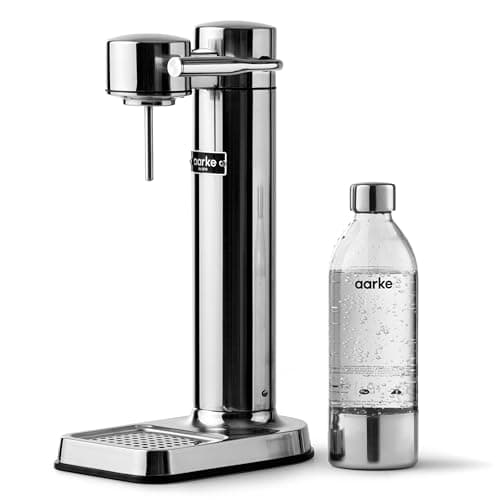 aarke - Carbonator III Premium Carbonator/Machine à eau gazeuse et seltzer avec bouteille PET (acier inoxydable)