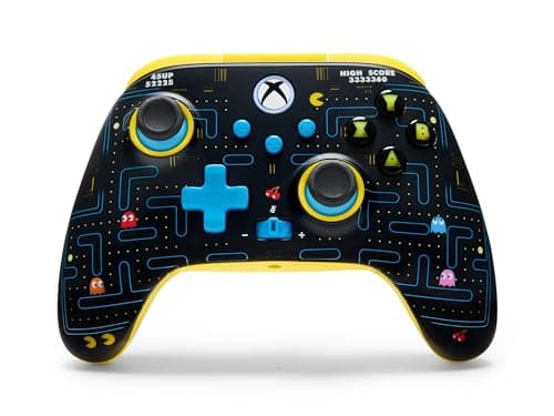 Manette sans fil PowerA pour Xbox Series X|S - PAC-MAN SE, manettes à effet hall, sans fil à faible latence, sous licence officielle, fonctionne avec Xbox...