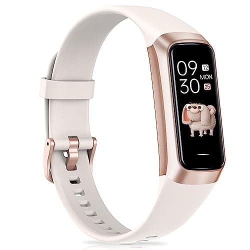 Fitness Tracker with Heart Rate/Blood Pressure/Pedometer/Calories/Sleep, Activity Tracker with 1.1"" AMOLED Screen, Step Tracker for Android...