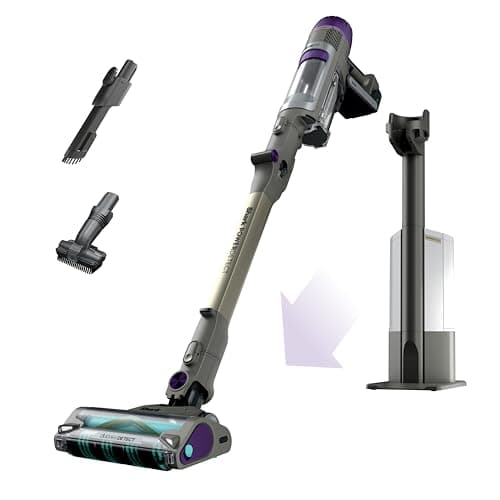 Aspirateur-balai sans fil Shark® PowerDetect™ Clean & Empty et système de vide automatique, aspiration puissante, filtration HEPA, tapis et sols durs, portable,...