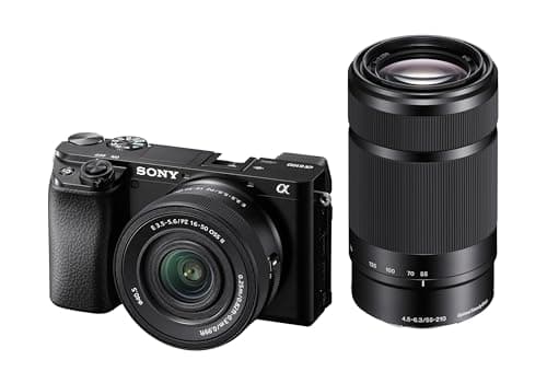 Sony Alpha 6100 APSC Interchangeable Lens Camera with 16-50mm Zoom and 55-210 Lens Kit