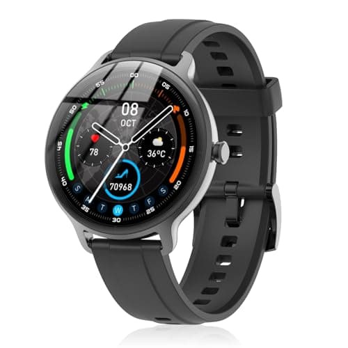 Smart Watch for Women Men(Answer/Make Calls), Fitness Tracker Built-in AI Voice, 1.27" HD Smartwatch with Heart Rate/Sleep/Step/SpO2 Monitor, 100+...