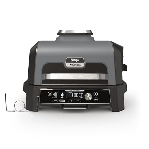 Ninja Woodfire ProConnect XL Outdoor Grill & Smoker, Wifi & Bluetooth, App Enabled, 7-in-1 Master Grill, BBQ Smoker, Outdoor Air Fryer, Premium...