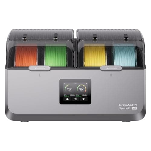 Creality SpacePi X4 Filament Dryer Box, 3D Printer 4 Spools Filaments Storage Box, Dual Heating Chambers, 200W PTC Heats Up to 85°C, Fast Drying &...