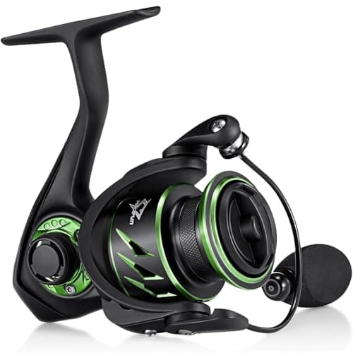Moulinet de pêche Piscifun Viper X - Moulinet de pêche à grande vitesse 5.2: 1, 10 + 1BB, moulinet de pêche léger ultra lisse, fibre de carbone 8,8 LB Max...