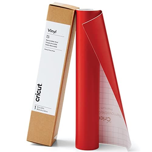 Vinyle amovible Cricut Premium (12 po × 15 pi), retrait facile sans résidus jusqu'à 2 ans, parfait pour les projets de bricolage intérieur-extérieur et les décalcomanies amovibles,...